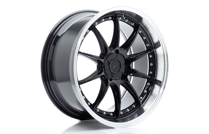 Japan Racing JR41 Gloss Black / Machined Lip