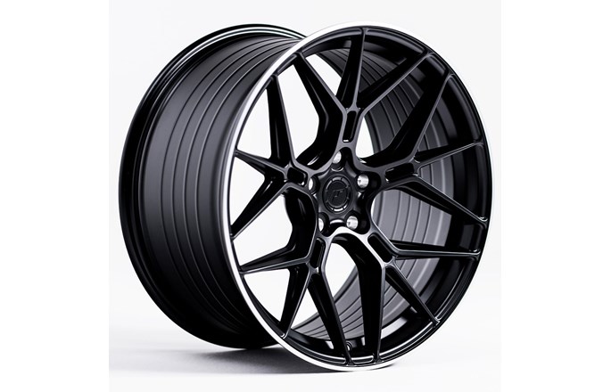 Japan Racing JR51 Satin Black / Machined Lip