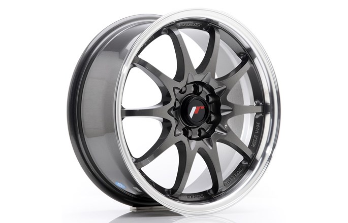 Japan Racing JR5 Gun Metal / Machined Lip
