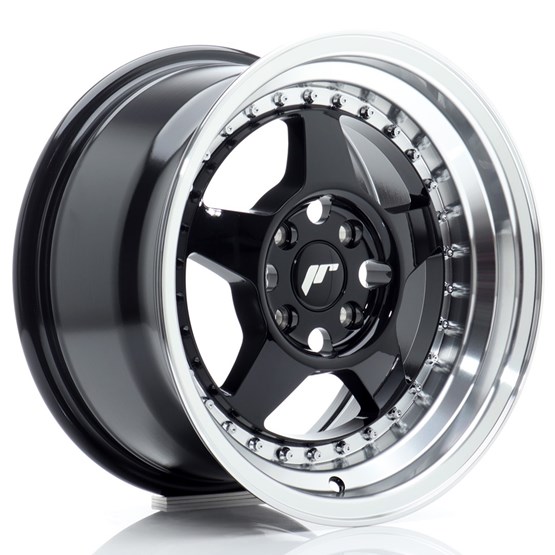 Japan Racing JR6 Gloss Black 8X15 4/100 ET25 CB67,1