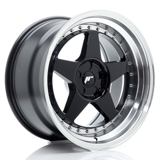 Japan Racing JR6 Gloss Black 10,5X18 5/108 ET0-25 CB72,6