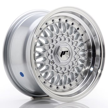 Japan Racing JR9 Silver / Machined Lip / Silver rivets