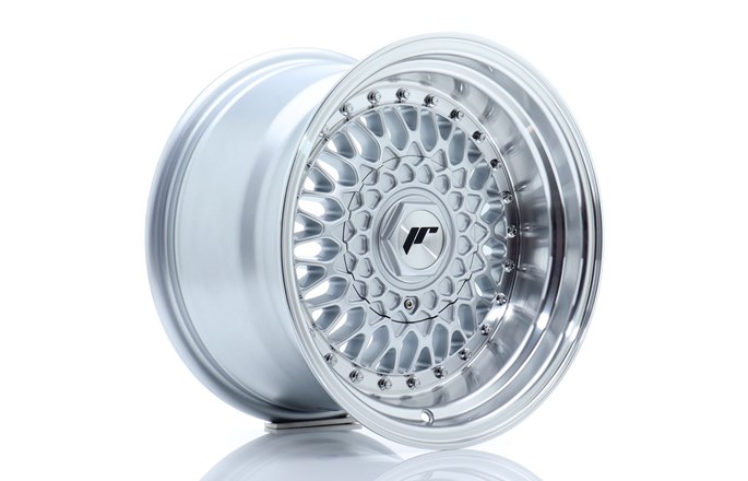 Japan Racing JR9 Silver / Machined Face / Silver Rivets