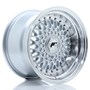 Japan Racing JR9 Silver / Machined Face / Silver Rivets