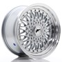 Japan Racing JR9 Silver / Machined Lip / Silver Rivets