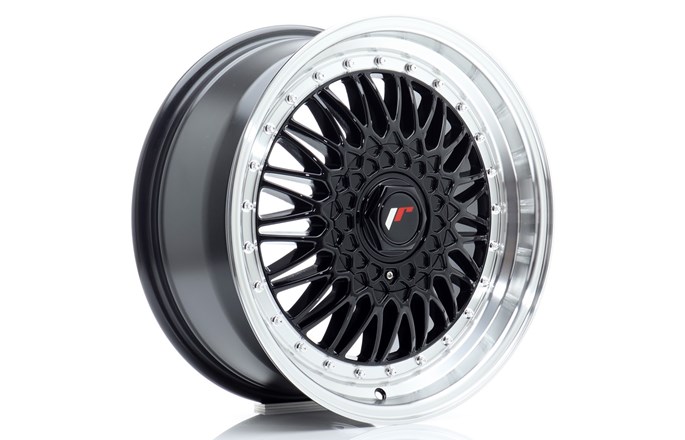 Japan Racing JR9 Gloss Black/Machined Lip
