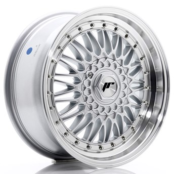 Japan Racing JR9 Silver / Machined Lip / Silver rivets