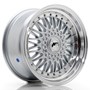 Japan Racing JR9 Silver / Machined Lip / Silver Rivets