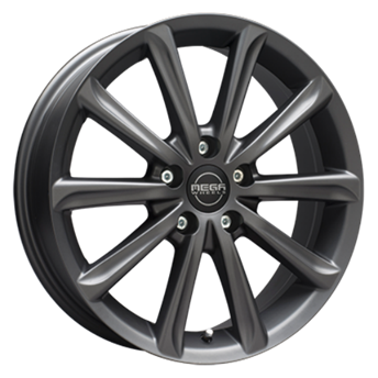 Mega Wheels Virgo Dark Matte Anthracite Grey