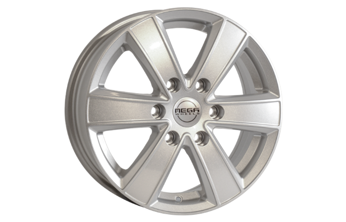 Mega Wheels Hercules 6 Silver