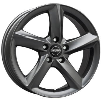 Mega Wheels Tigera Dark Matte Anthracite Grey