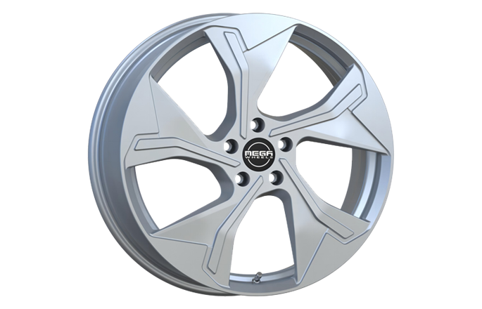 Mega Wheels Triton Dark silver