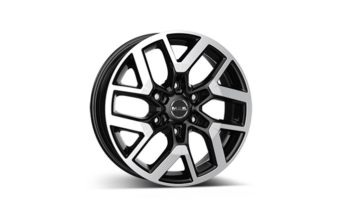 MAK Gravel dark Black/polished
