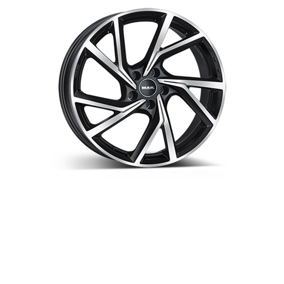 MAK Kassel Black/polished 8X18 5/110 ET33 CB65,1