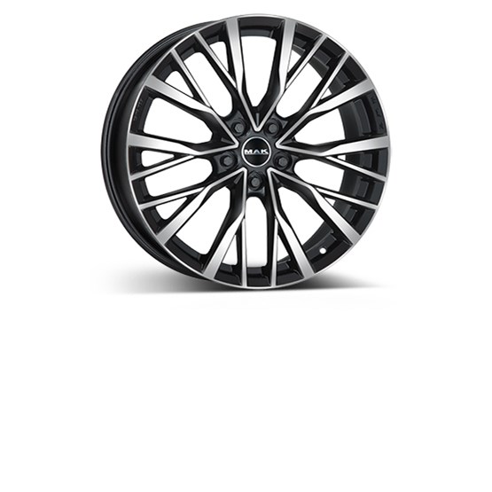 MAK Kent Black/polished 10X22 5/120 ET45 CB72,6