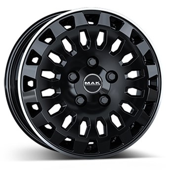 MAK Overland Dark Black / Polished Lip
