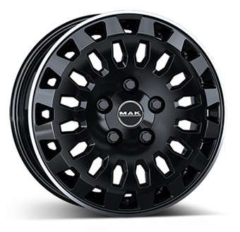 MAK Overland Dark Black / Polished Lip