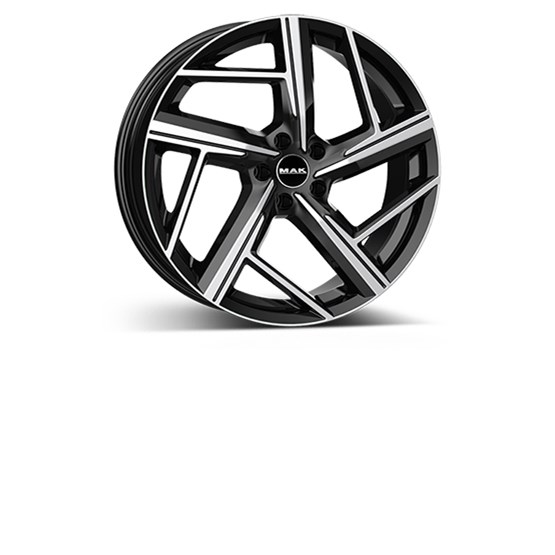 MAK Qvattro Black/polished 8X18 5/112 ET39 CB66,5