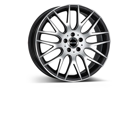 MAK Arrow Black/polished 9,5X20 5/112 ET50 CB66,6