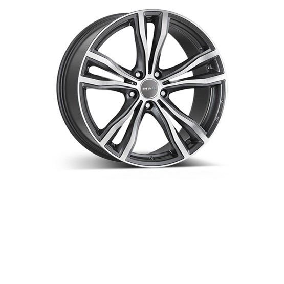 MAK X-Mode Anthracite/polished 11,5X21 5/112 ET38 CB66,6