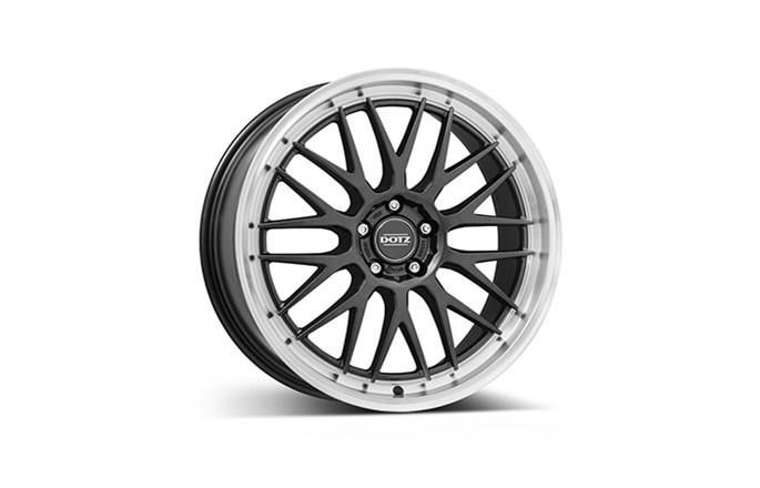Dotz Bilbao Dark Gunmetal/polished lip