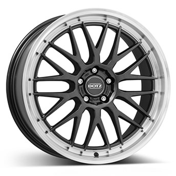 Dotz Bilbao Dark Gunmetal/polished lip
