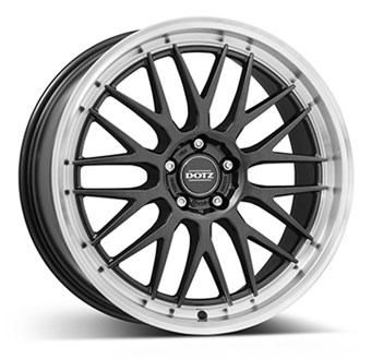 Dotz Bilbao Dark Gunmetal/polished lip