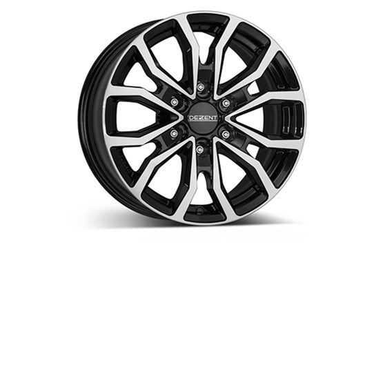 Dezent KC Dark Black/Polished 8X18 6/114,3 ET30 CB66,1