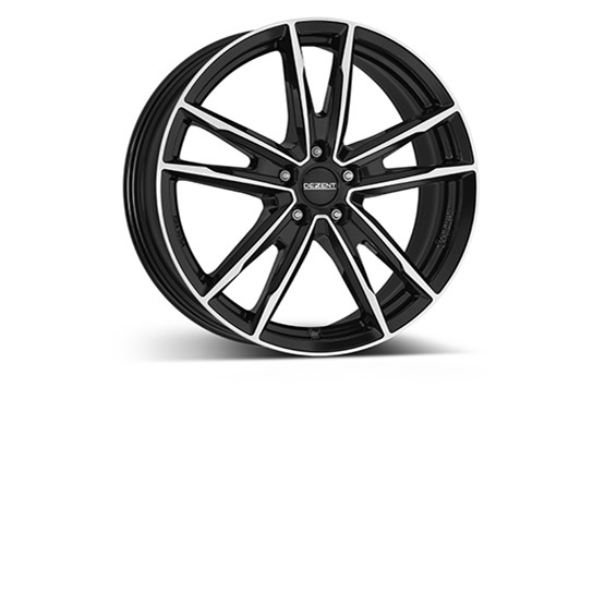 Dezent KF Dark Black / Polished 6,5X17 5/114,3 ET50 CB60,1