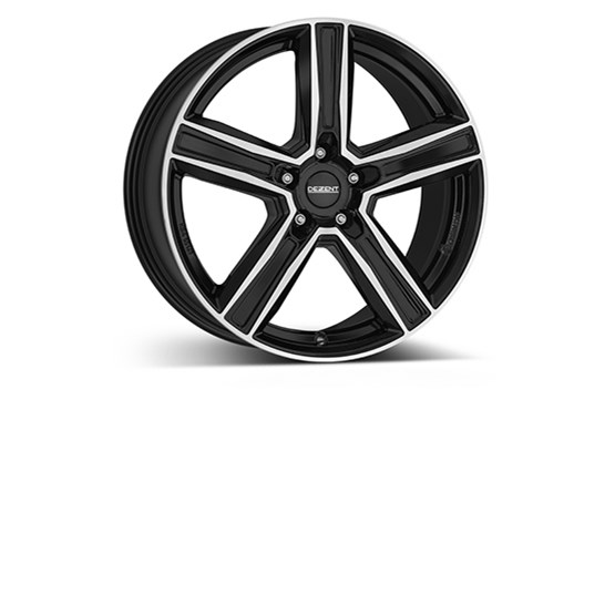 Dezent KG Dark Black / Polished 8X18 5/112 ET30 CB66,6