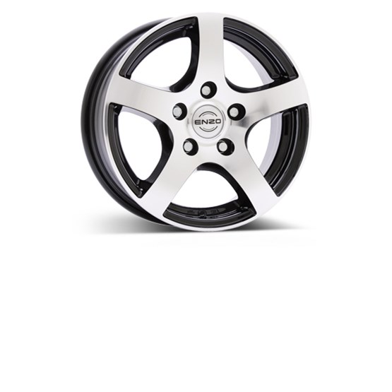 Enzo YLA blk Trailer Black/polished 5X13 5/112 ET30 CB70,1