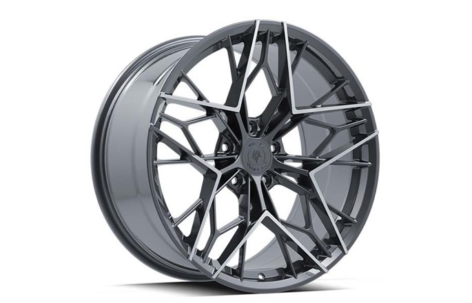 Imaz Wheels FF599 Glossy Titanium Brusched