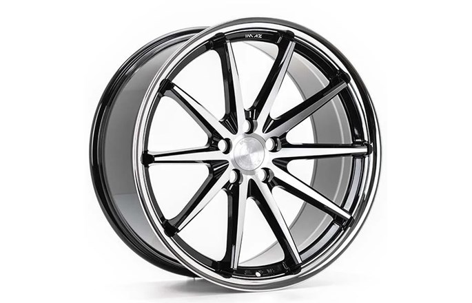 Imaz Wheels FF675 Black / Polished / Stainless Steel Lip