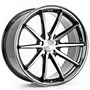 Imaz Wheels FF675 Black / Polished / Stainless Steel Lip