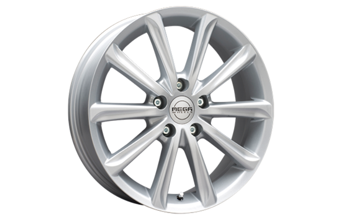 Mega Wheels Virgo Silver