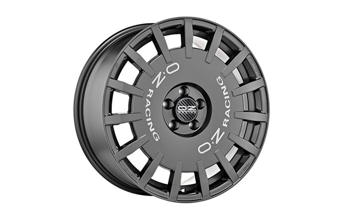 OZ Racing Rally Racing Dark Graphite Silver Lettering