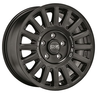 OZ Racing Rally Raid Matte Black Silver Lettering