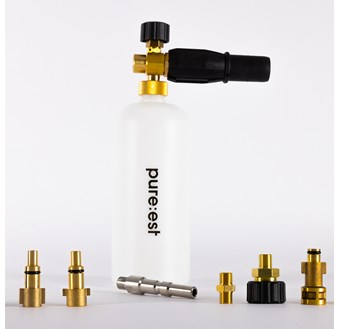 Pureest Foam Lance inklusive adaptrar