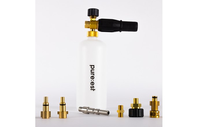 Pureest Foam Lance inklusive adaptrar