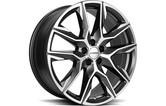 Ronal R71 Orbit Grey Matt Front Cut