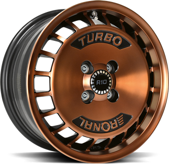 Ronal R10 TURBO Copper Matt Front Diamond Cut