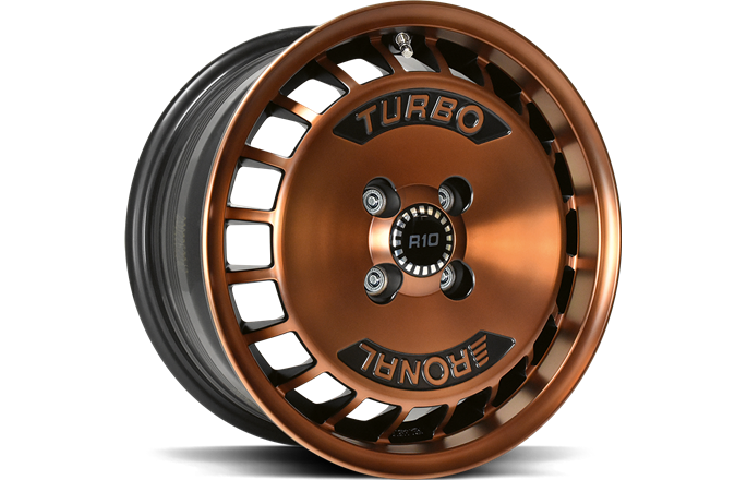 Ronal R10 TURBO Copper Matt Front Diamond Cut