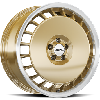 Ronal R50 AERO Racing Gold Rim Lip Cut