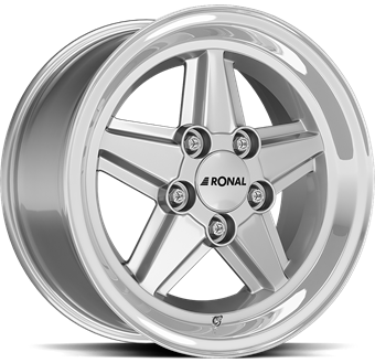 Ronal R9 Silver Rim Lip Cut