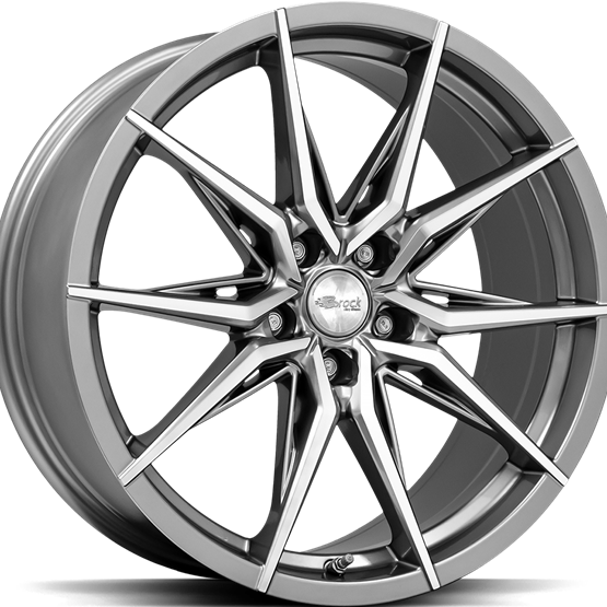 Brock B42 Ferric Grey Polish 8X18 5/112 ET35 CB66,6