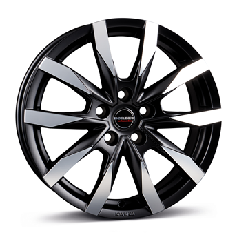 Borbet CW5 Black Polished Matt