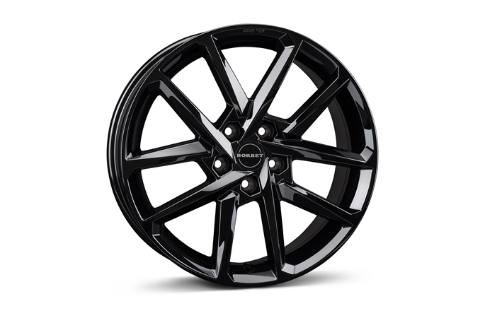Borbet N black glossy