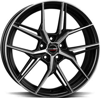 Borbet QX Black Polished Matt