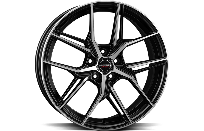 Borbet QX Black Polished Matt