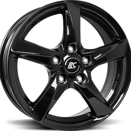 Brock RC30 Shiny Black 7X17 5/100 ET48 CB56,1